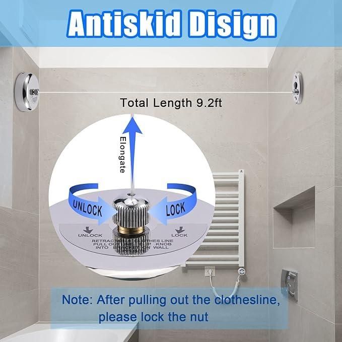 Stainless Steel Retractable Clothesline h5swdg-k7
