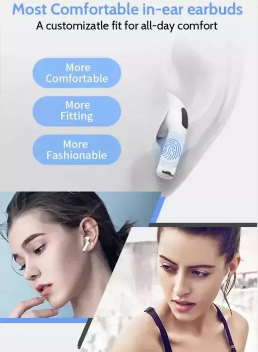 XANK Pro 4 Earbuds-Bluetooth Headset (Multicolour, True Wireless) h5swdg-k7