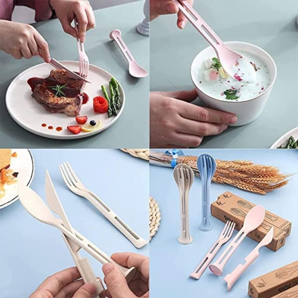 Compact Travel Cutlery Set 3 h5swdg-k7