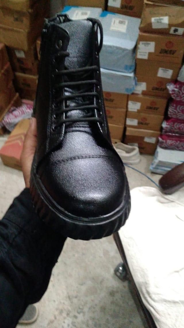 Men's Korean Style High Top Casual Shoes For Men (Black) h5swdg-k7