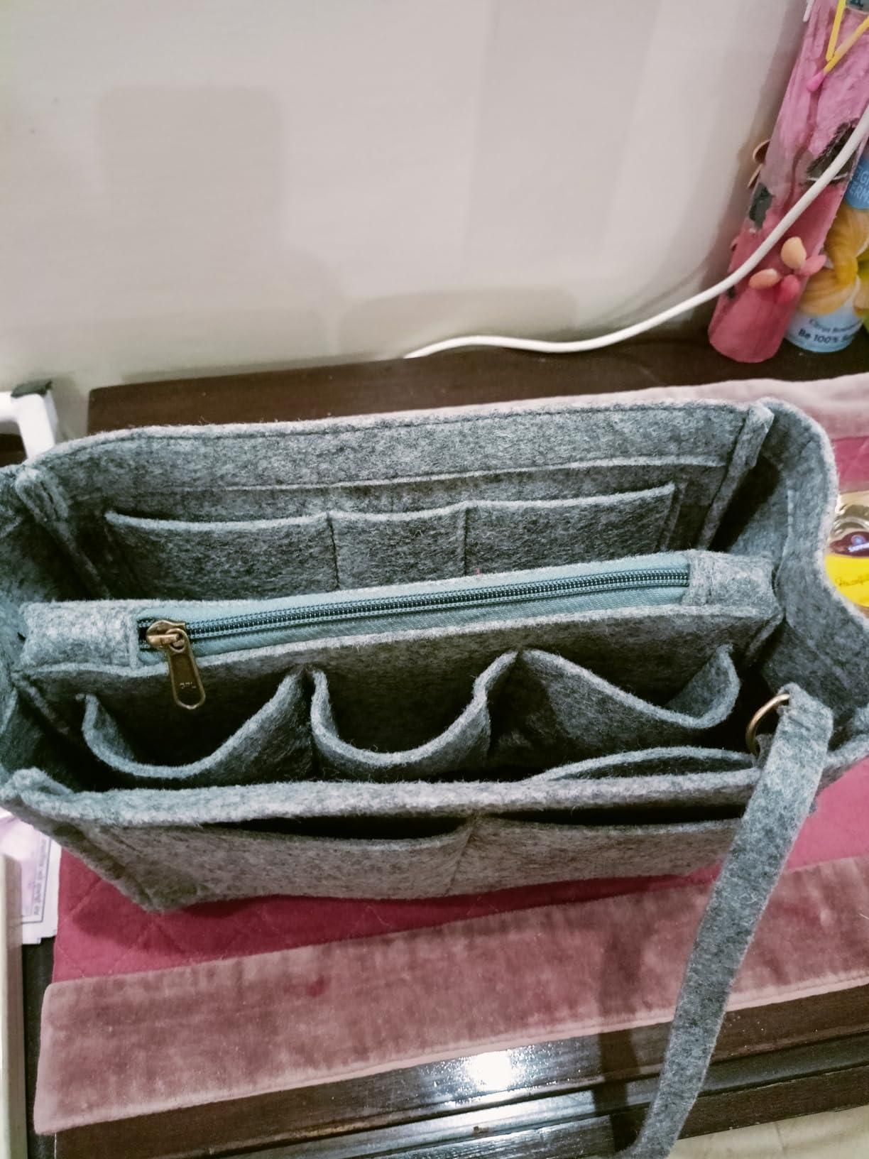 Felt Fabric Purse Organiser h5swdg-k7