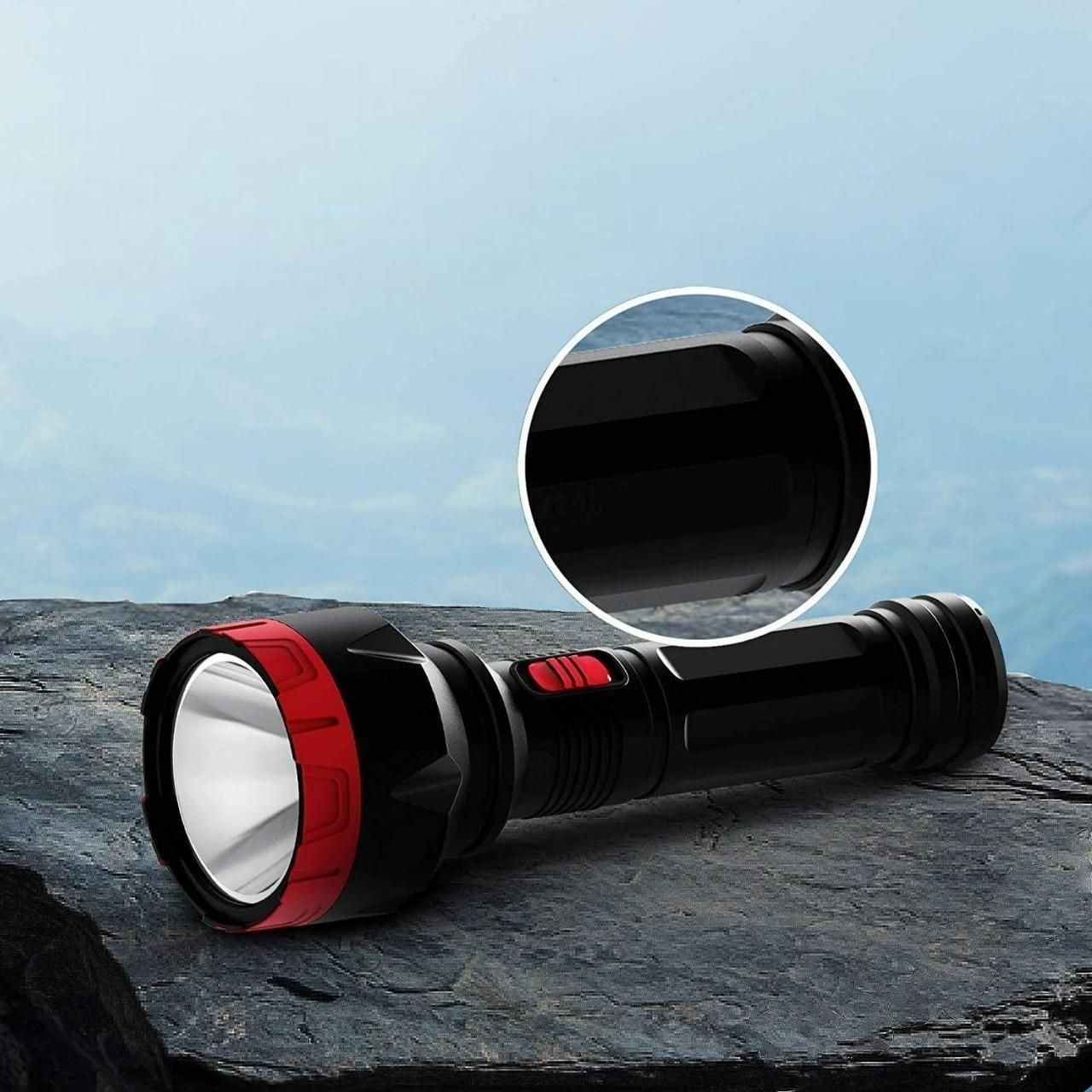 Led Bright Rechargeable Torch (Assorted Color) h5swdg-k7
