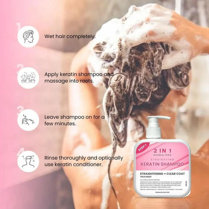 2 in 1 Herbal Pro Hair Shampoo & Cream (Pack of 2) h5swdg-k7