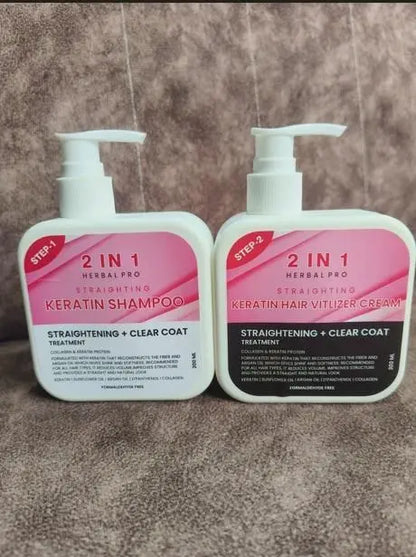 2 in 1 Herbal Pro Hair Shampoo & Cream (Pack of 2) h5swdg-k7