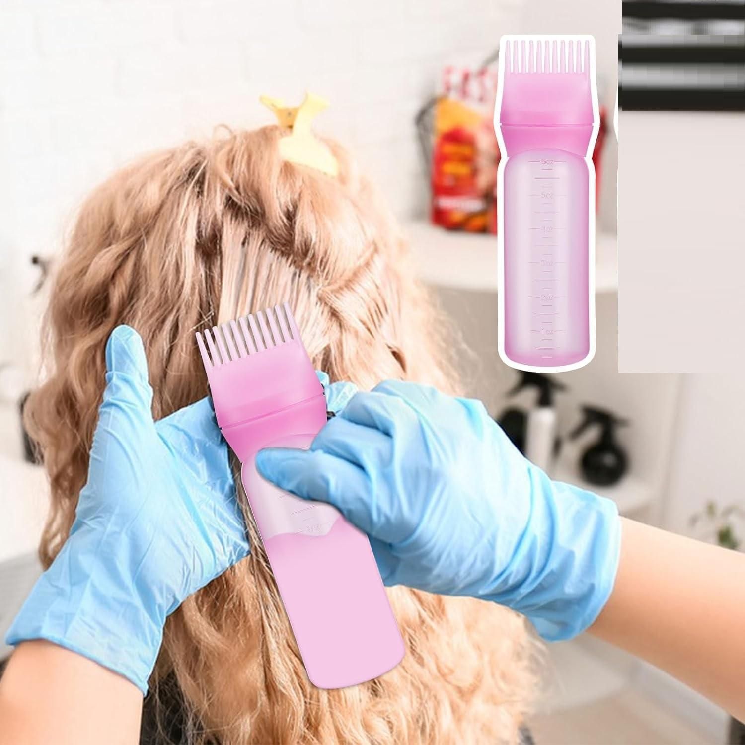 Root Comb Applicator Bottle for Hair Dye & Oil h5swdg-k7