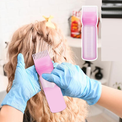 Root Comb Applicator Bottle for Hair Dye & Oil h5swdg-k7