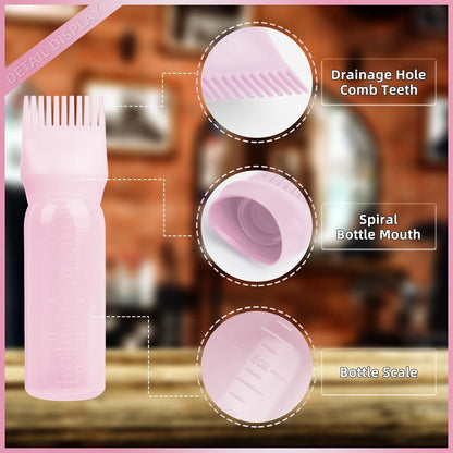 Root Comb Applicator Bottle for Hair Dye & Oil h5swdg-k7