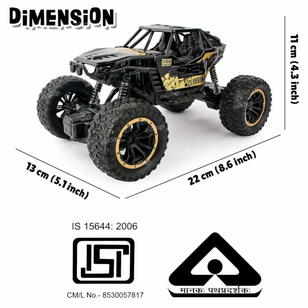 Remote Controlled  Rock Crawler Monster Truck Toy Vehicle for Kids. h5swdg-k7