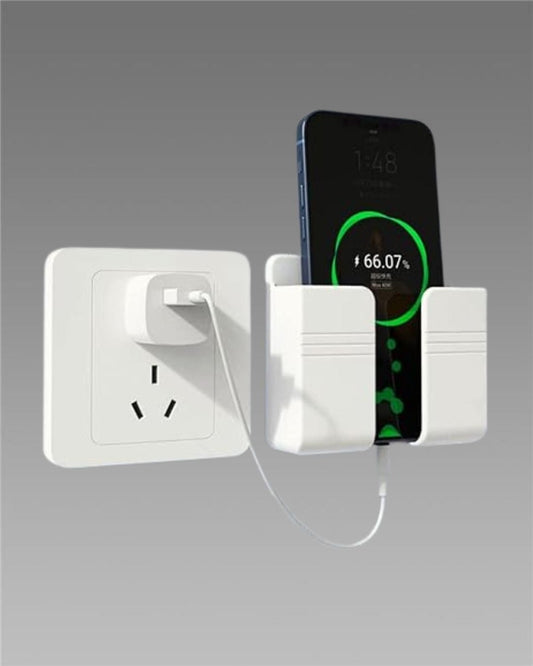 Wall Mounted Mobile Holder With Adhesive Strips& Charging Holder h5swdg-k7