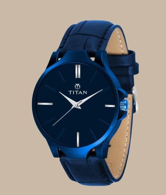 Men's Analog Leather Watch h5swdg-k7