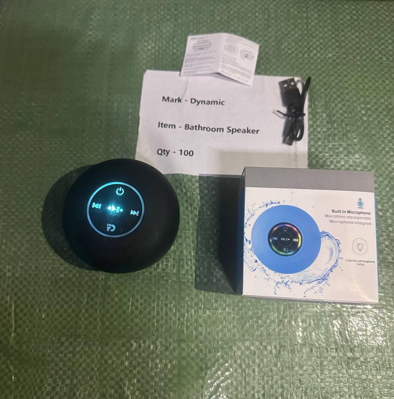 Large Suction Cup Waterproof Bluetooth Speaker h5swdg-k7