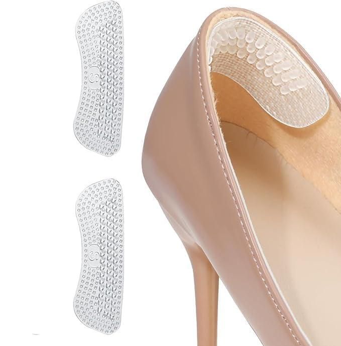 Silicone Heel Liner Grip Cushions Insoles- 2 Pair h5swdg-k7