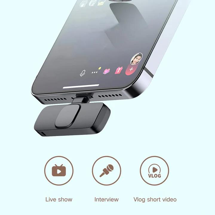 IMPORTED WIRELESS LAVALIER MICROPHONE AUDIO VIDEO RECORDING h5swdg-k7