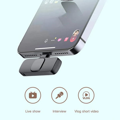 IMPORTED WIRELESS LAVALIER MICROPHONE AUDIO VIDEO RECORDING h5swdg-k7