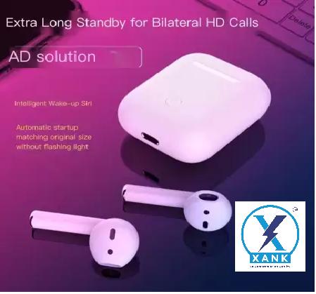 XANK TWS i12 Bluetooth Earphone with Portable Charging Case (White, True Wireless) h5swdg-k7