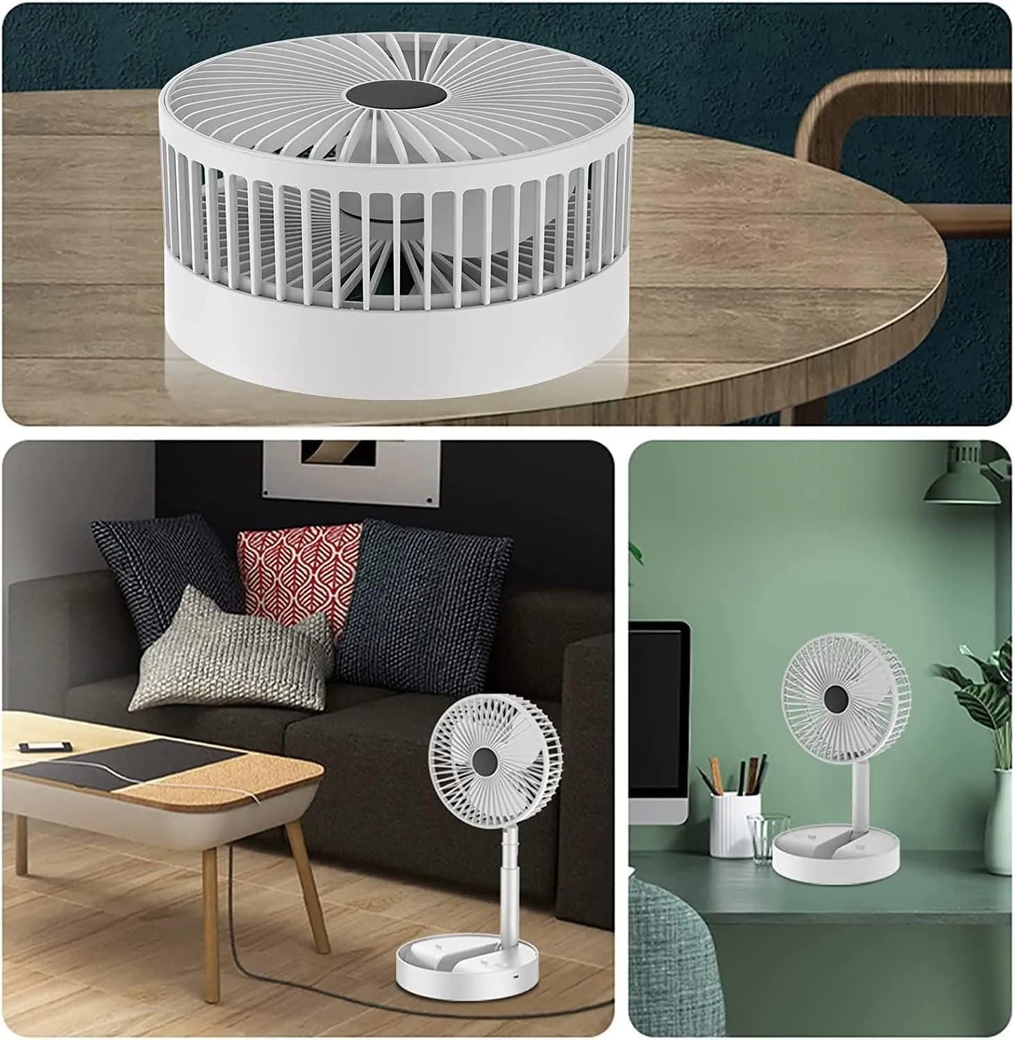 Powerful Rechargeable Table Fan h5swdg-k7