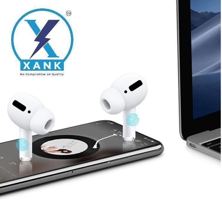 XANK Air-pods Pro with Wireless Charging Case with Sensor Enabled Bluetooth Headset (White, True Wireless) h5swdg-k7