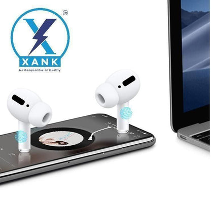 XANK Air-pods Pro with Wireless Charging Case with Sensor Enabled Bluetooth Headset (White, True Wireless) h5swdg-k7