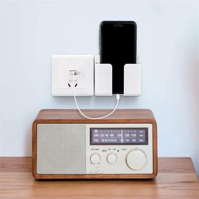 Wall Mounted Mobile Holder With Adhesive Strips& Charging Holder h5swdg-k7
