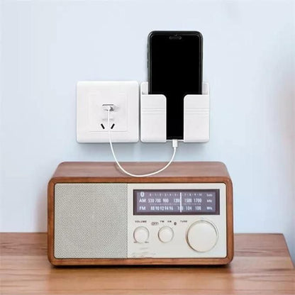 Wall Mounted Mobile Holder With Adhesive Strips& Charging Holder h5swdg-k7