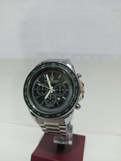 BD Men Silver Stainless Steel Strap Watch h5swdg-k7