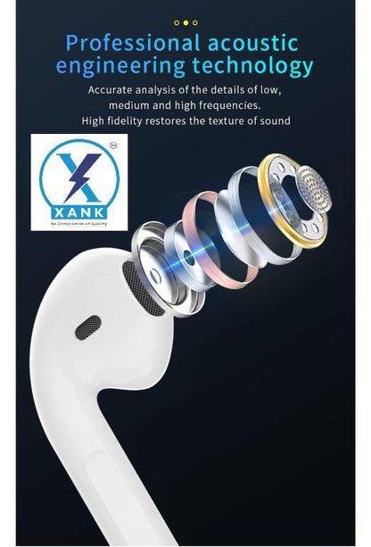 XANK i12 Earbuds with Charging Case Support All Smartphones & Tablets (White) h5swdg-k7