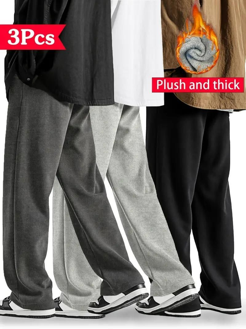 Men's Fleece Track Pant Combo of 3 h5swdg-k7
