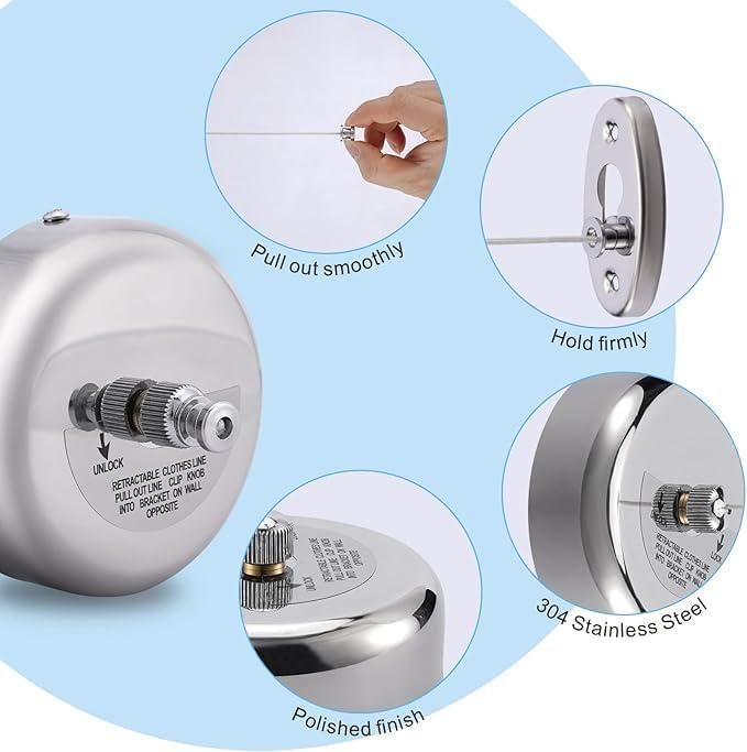 Stainless Steel Retractable Clothesline h5swdg-k7