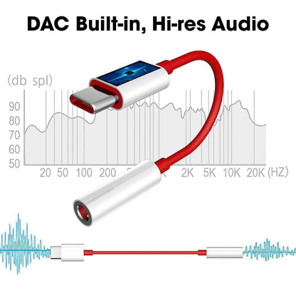 Type C to 3.5 mm Jack Audio Connector h5swdg-k7