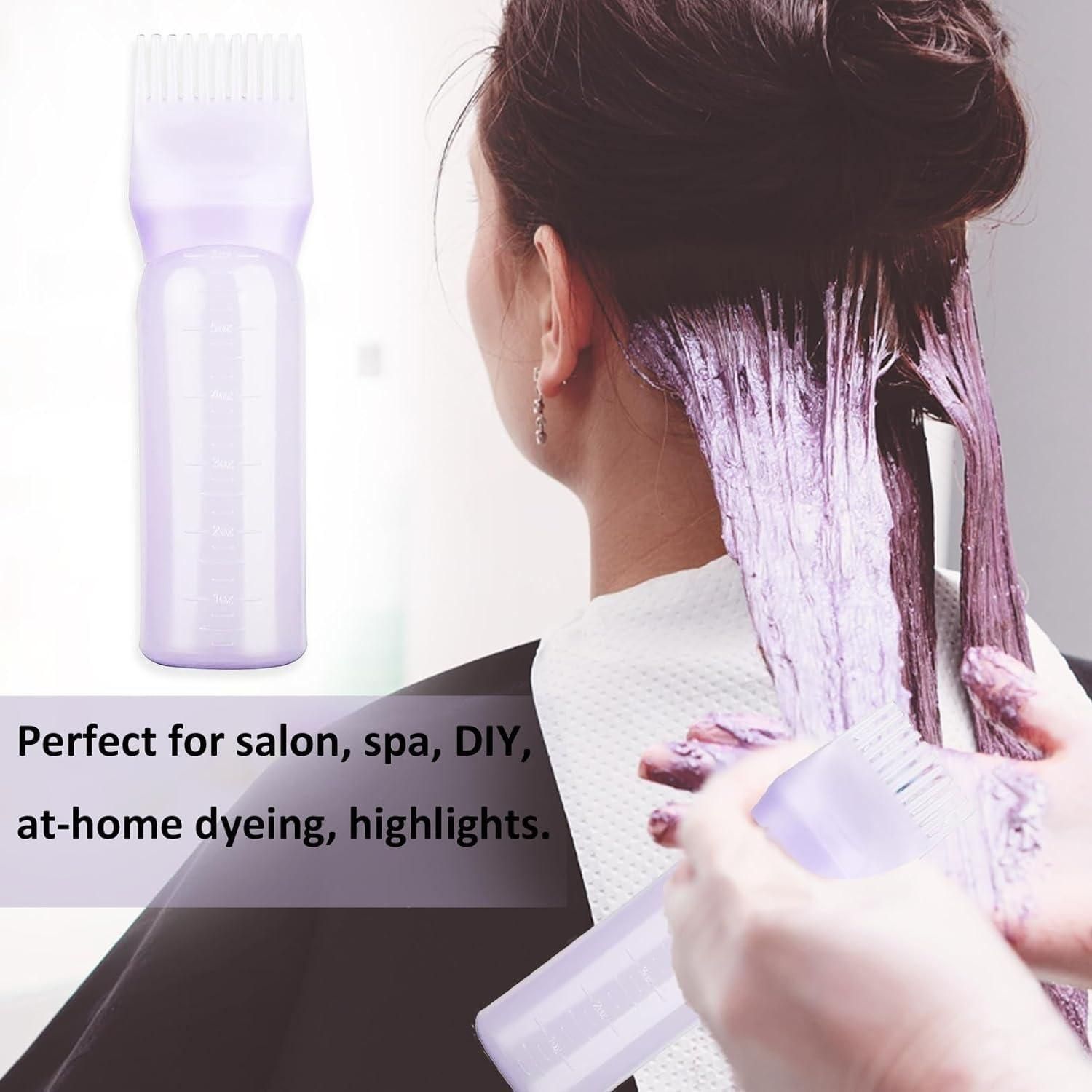 Root Comb Applicator Bottle for Hair Dye & Oil h5swdg-k7