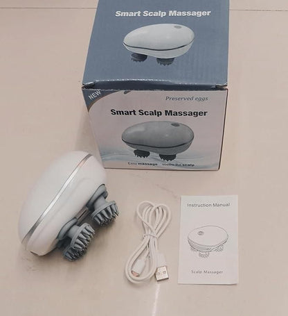 Electric Scalp Massager – Wireless, Waterproof & Rechargeable