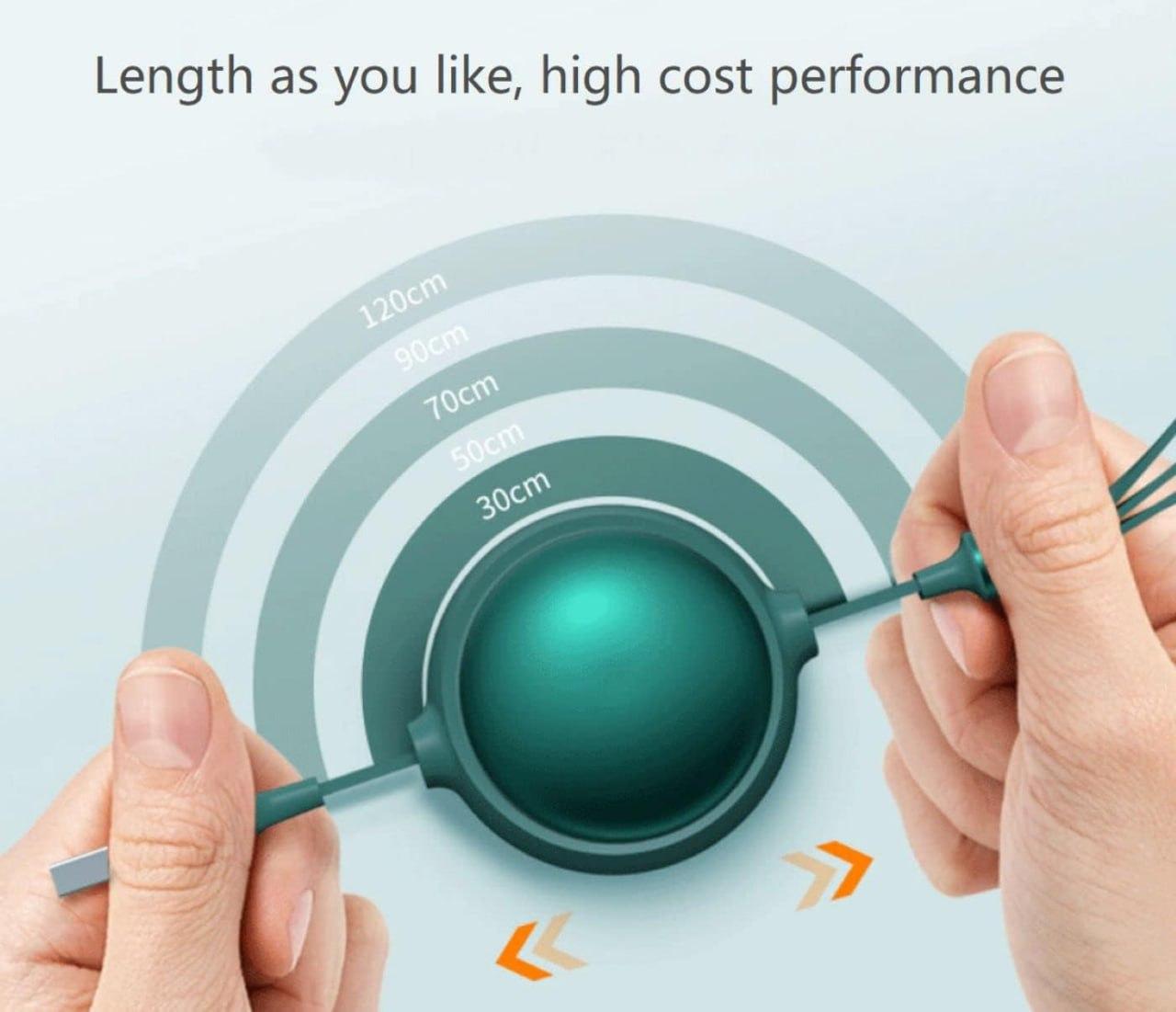 3 in 1 Charging Data Cable h5swdg-k7