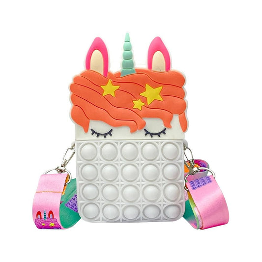 Pop It Bag for Girls -P- Unicorn sling Bags for Girls Kids Sling Bags h5swdg-k7
