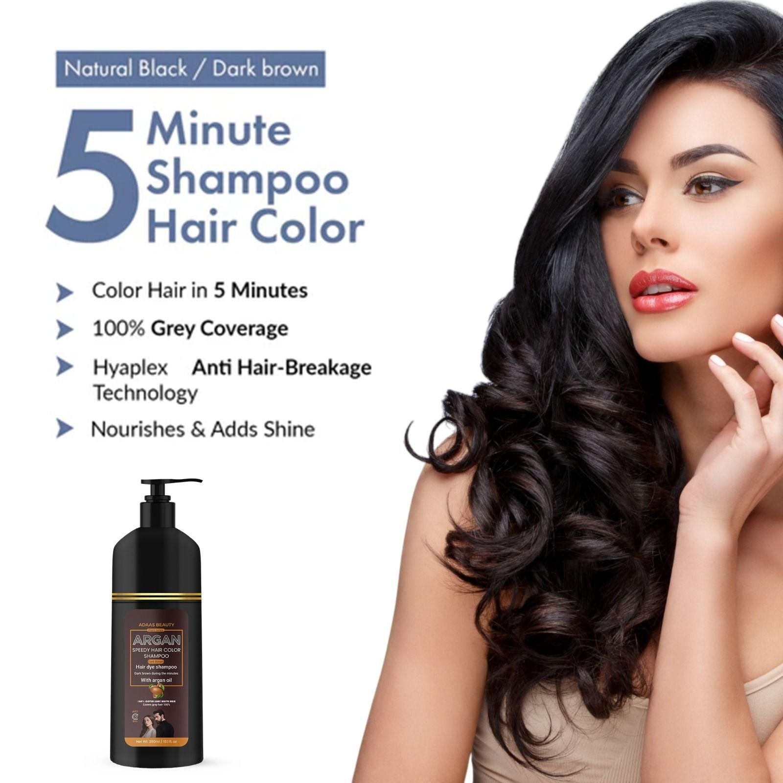 Argan Speedy Hair Color Shampoo 300ml Pack of 1 h5swdg-k7
