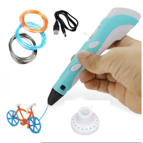 3D Printer Pen for Kids ? Complete 3D Drawing Pen Set with PLA Filament (Random Color)� h5swdg-k7