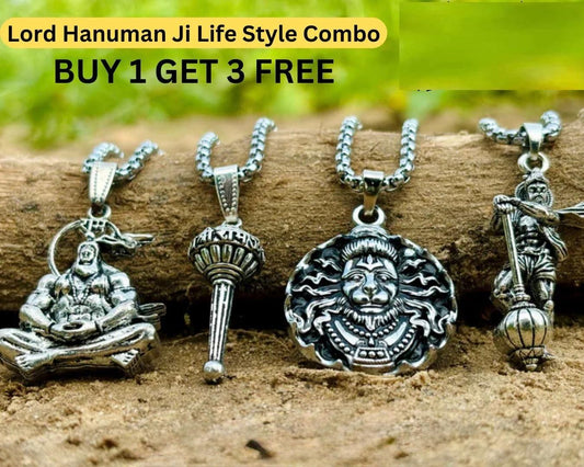 Lord Hanuman Chain With Pendant (Pack of 4) h5swdg-k7