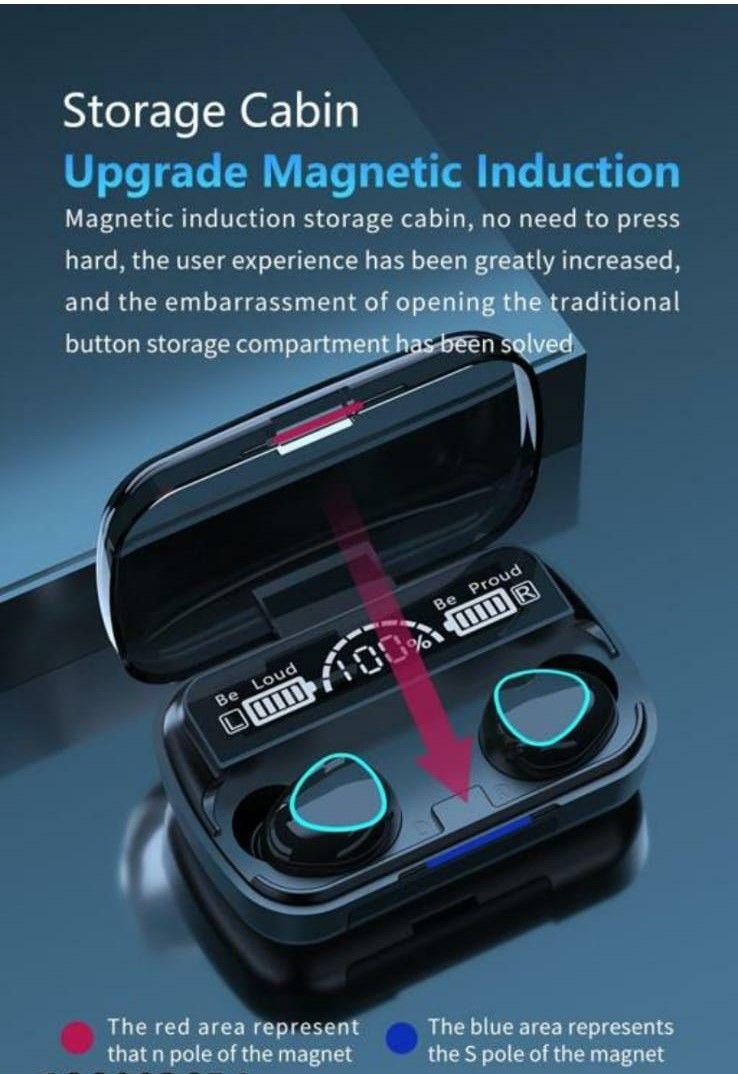 M10 Pro TWS Wireless Earbuds Touch Control Bluetooth Headphones h5swdg-k7