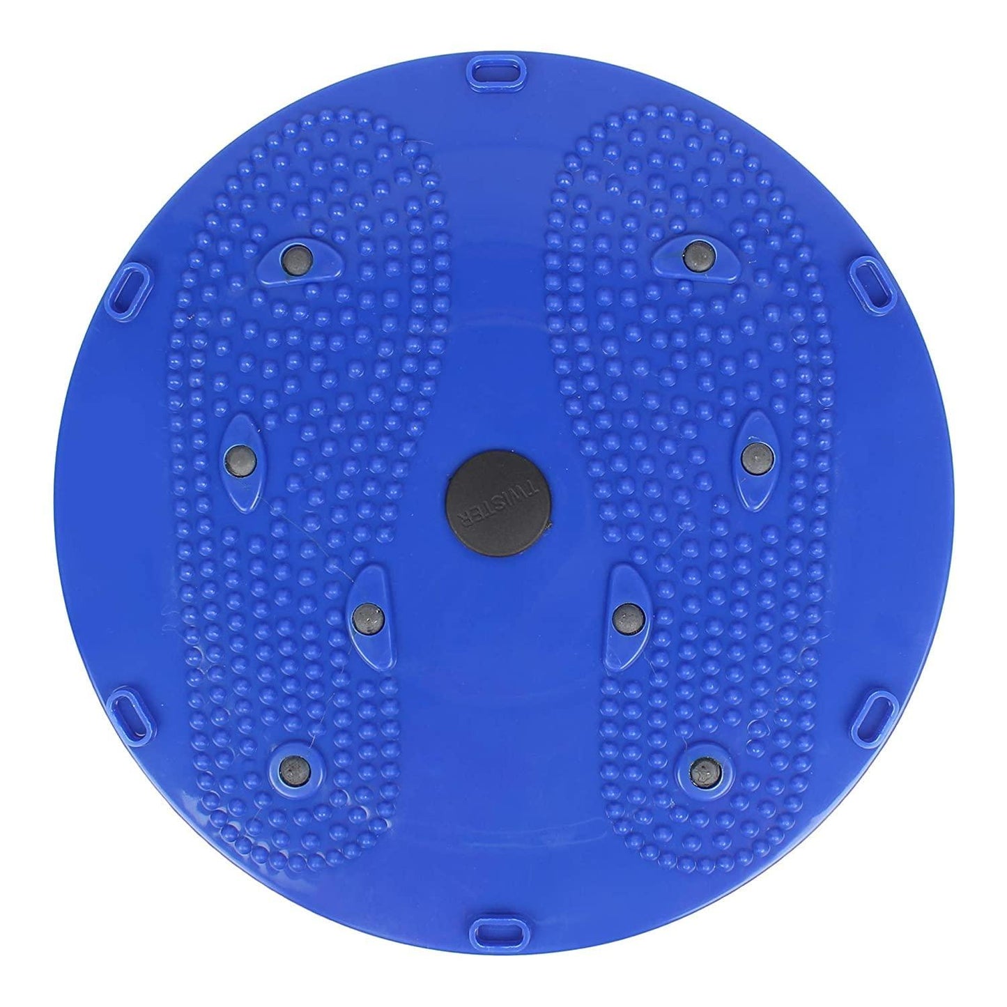 Waist Disk Acupressure Magnet Reflexology Slimming Belly 2 in 1 Belly Twister Now Exerciser (Blue) h5swdg-k7