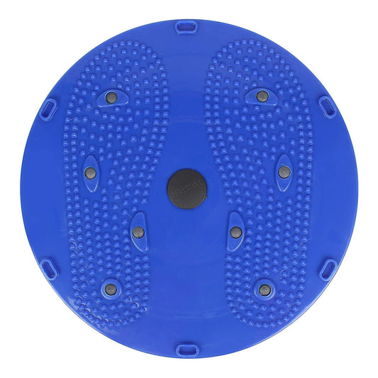Waist Disk Acupressure Magnet Reflexology Slimming Belly 2 in 1 Belly Twister Now Exerciser (Blue) h5swdg-k7