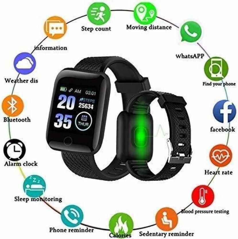 ID116 Plus Smart Fitness Smartwatch h5swdg-k7