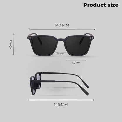 Polarized Black Full Rim Butterfly Sunglass h5swdg-k7