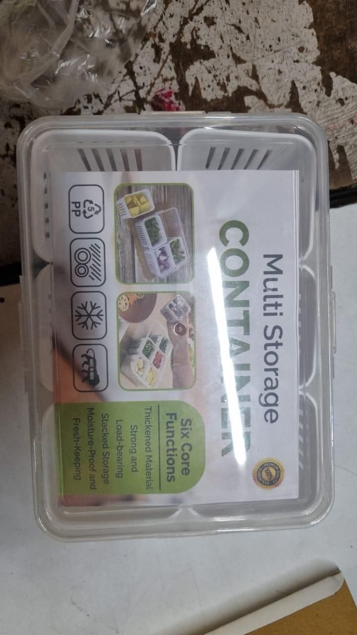 Food Storage Box With Lid and 6 Compartments h5swdg-k7