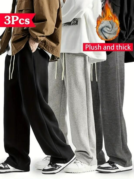Men's Fleece Track Pant Combo of 3 h5swdg-k7