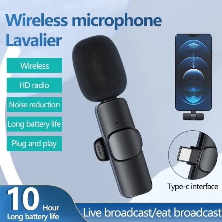 IMPORTED WIRELESS LAVALIER MICROPHONE AUDIO VIDEO RECORDING h5swdg-k7