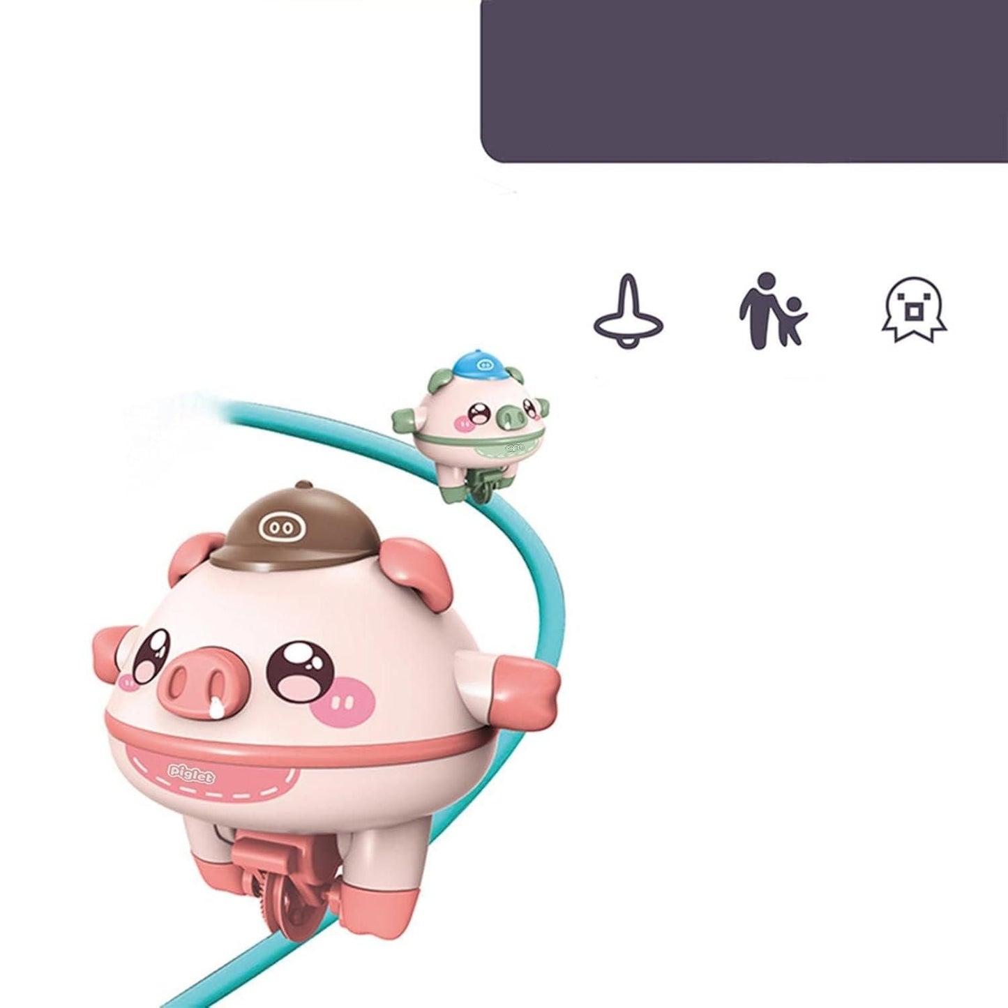 Tightrope Walking Tumbler Pig Walking Tightrope for Children h5swdg-k7