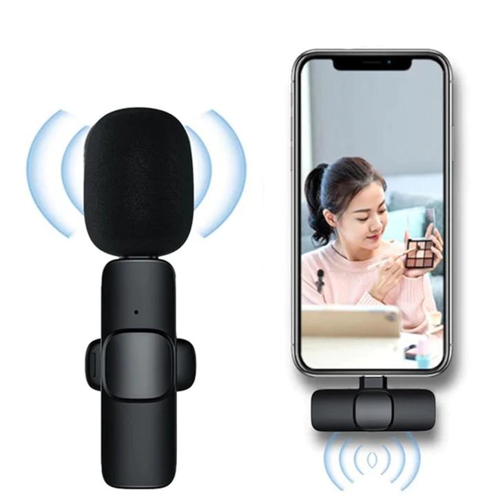IMPORTED WIRELESS LAVALIER MICROPHONE AUDIO VIDEO RECORDING h5swdg-k7
