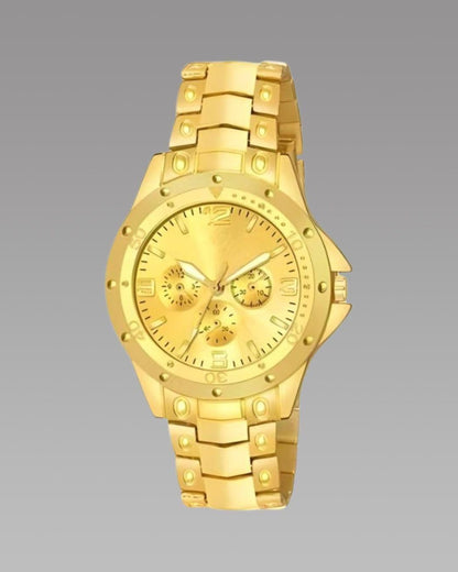 Men's Golden Stainless Steel Watches (Premium) h5swdg-k7