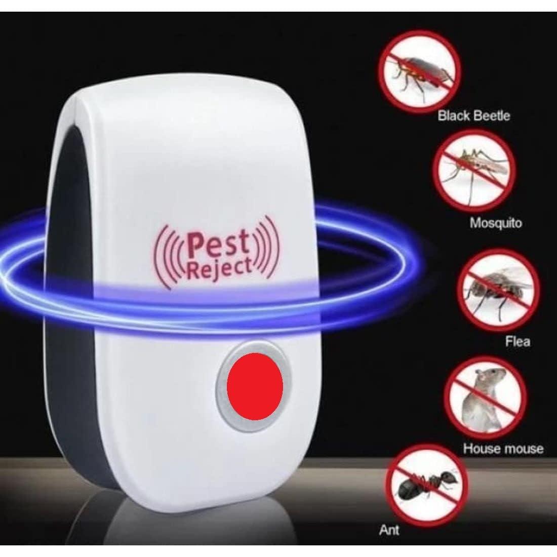 Ultrasonic Pest Repeller for Mosquito, Cockroaches, etc (Pack of 2) h5swdg-k7