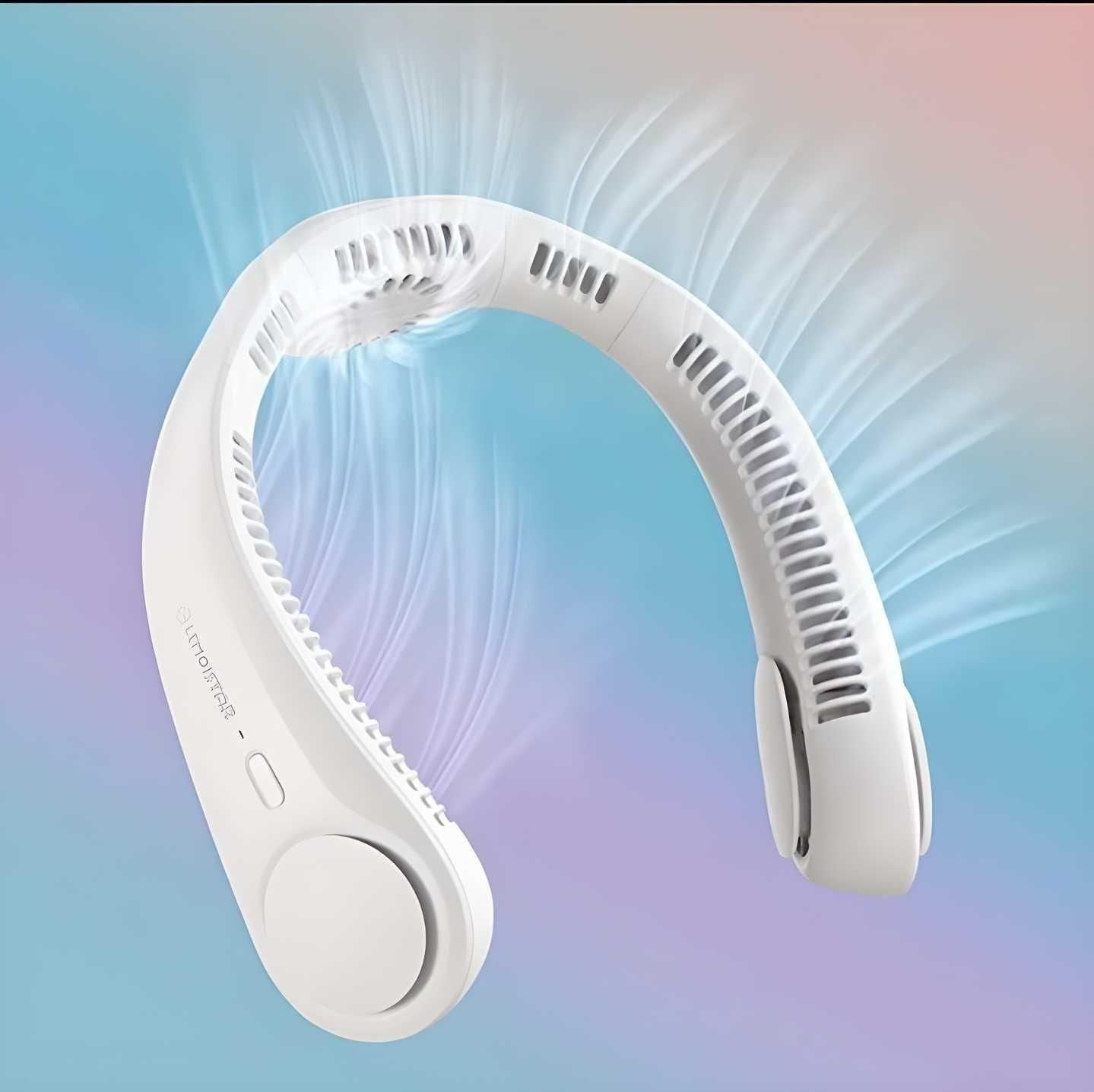 Portable Bladeless Hanging Rechargeable Neck Fan h5swdg-k7