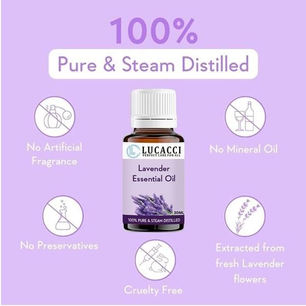 Lucacci Pure Lavender Essential Oil - 30ml h5swdg-k7